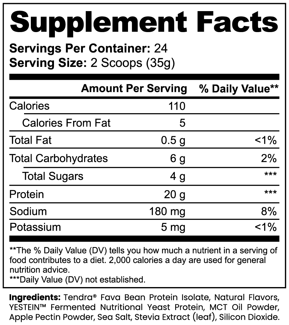 Plant Power Protein For Women (Vanilla)